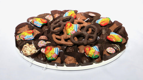 Homemade Thanksgiving Chocolate Platter