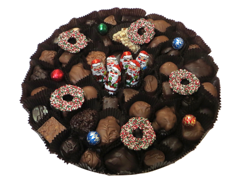 Homemade Holiday Chocolate Platter (Chocolates With Love)