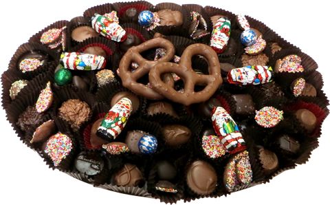 Homemade Chocolate Holiday Platter (Christmas)