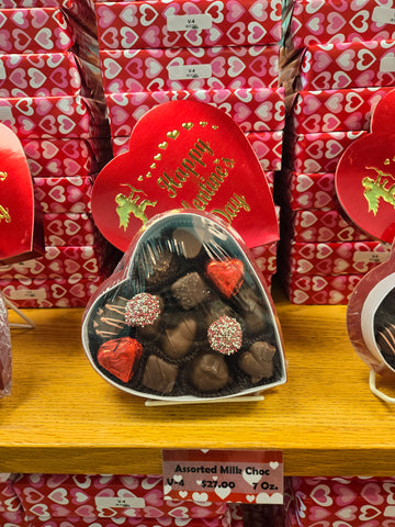Assorted Milk Chocolate Valentine's Box 7 Oz.