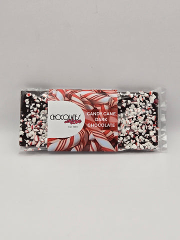 Candy Cane Peppermint Dark Chocolate Bar