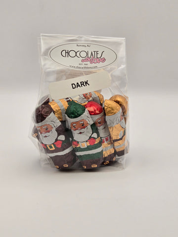Milk Chocolate Foiled Santas