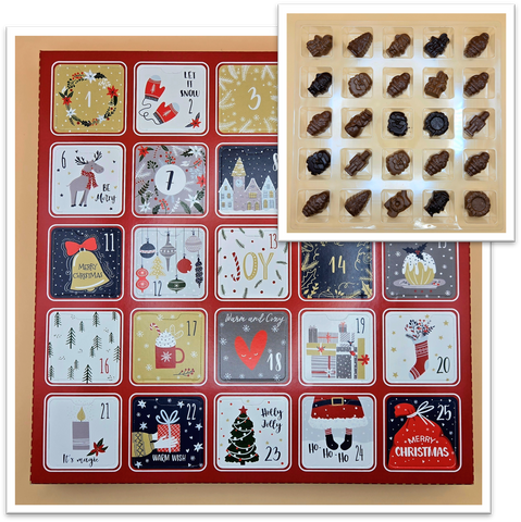 Christmas - Homemade Chocolate Advent Calendar