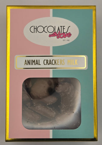 Animal Crackers Milk Chocolate Dipped