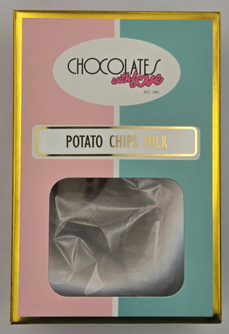 Potato Chips Milk Chocolate Dipped