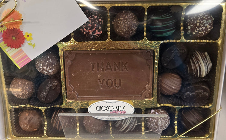 Thank You Chocolate Box Truffles & Solids