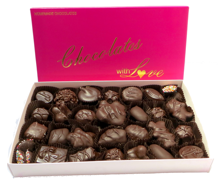Chocolates With Love - Assorted Dark Chocolates (14oz)
