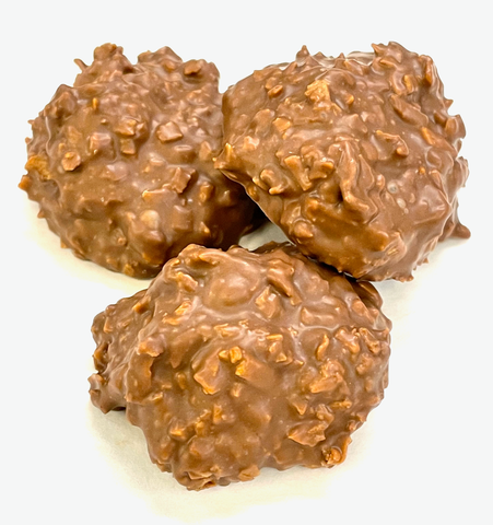 Homemade Chocolate -  Chocolate Coconut Clusters