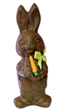 Homemade Chocolate Easter Bunny with Carrots