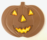 Halloween - Chocolate Solid Flat Pumpkin