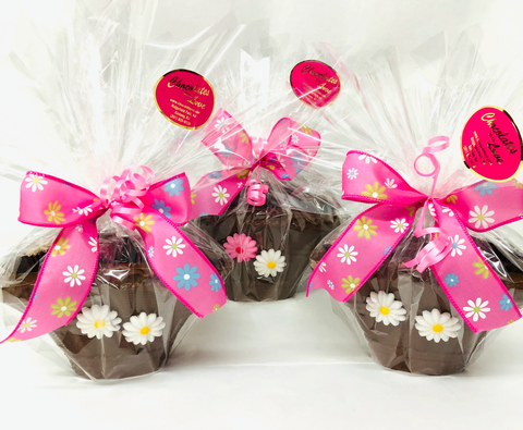 Homemade Chocolate - Chocolate Basket filled with Assorted Chocolates