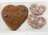 Mother's Day - Chocolate Heart w/ Pretzels