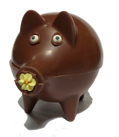 Homemade Chocolate Pig