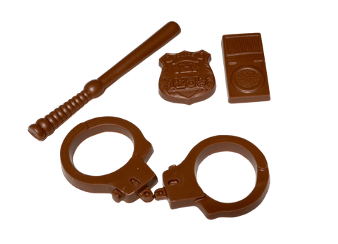 Homemade Chocolate Police Set