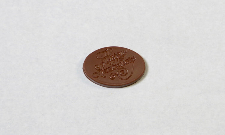 Anniversary - Solid Milk Chocolate Ovals