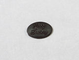 Happy Birthday - Solid Dark Chocolate Ovals