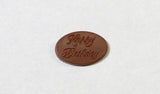 Happy Birthday - Solid Milk Chocolate Ovals