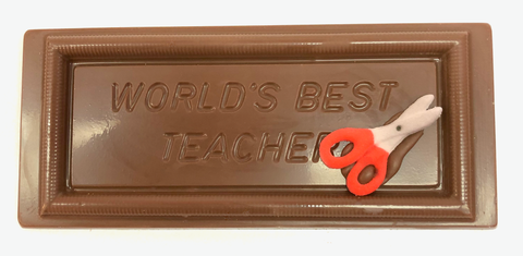 Teacher -  "Worlds Best Teacher" Chocolate Bar