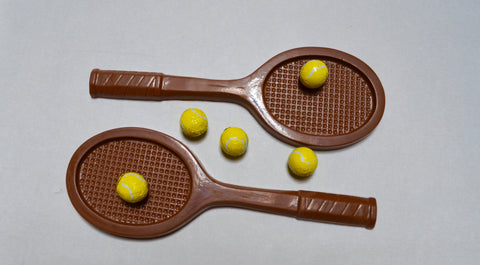 Chocolate Tennis Raquet