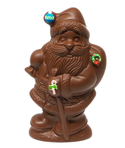 Homemade Chocolate Santa with Gifts