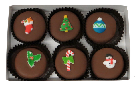 Homemade Chocolate Covered Christmas Oreos